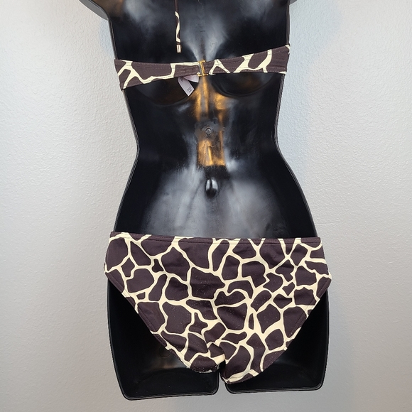 Giraffe Print Bikini Victoria Secret Sm/34B - Picture 5 of 10